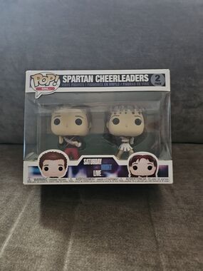 Funko Pop! Spartan Cheerleaders 2-Pack - Black, White, Red, Blue